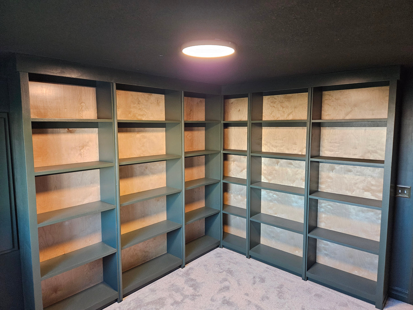 The Brooke Custom Gallery Library | 15-Foot Master Suite