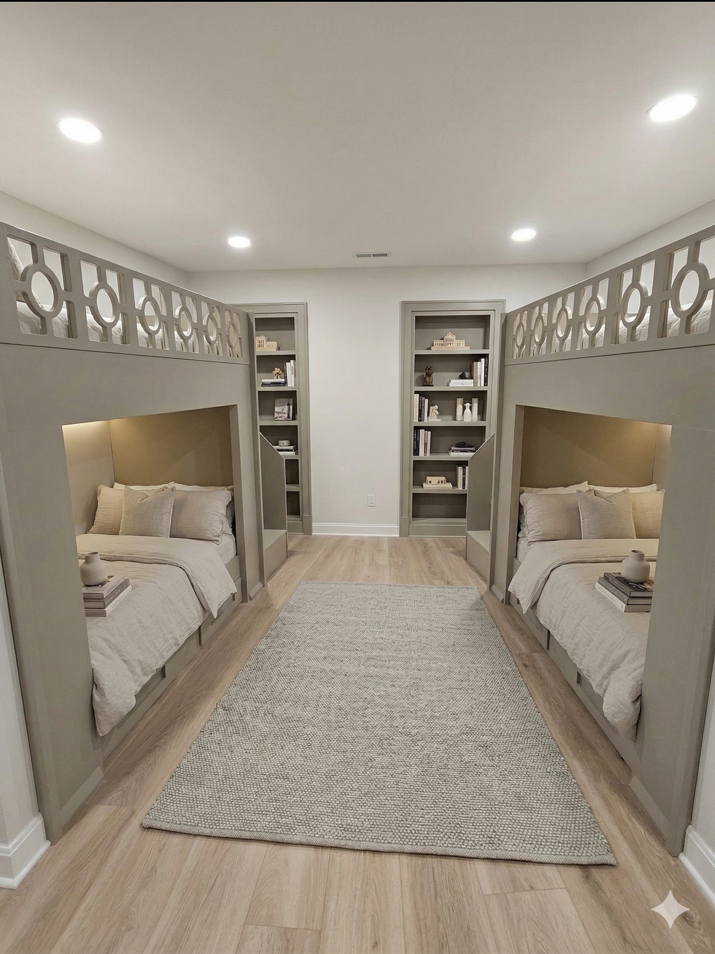 High-End Guest Retreat: The Magnolia Half-Suite (Twin XL over Twin XL)