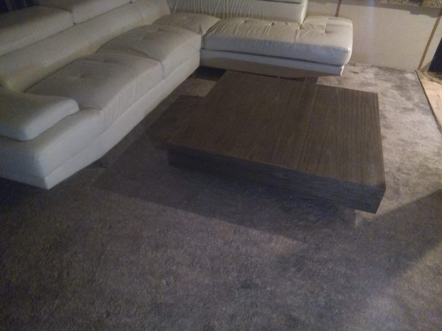 The Stockton Mill Bespoke Floating Coffee Table - Modern Minimalist Walnut - Large