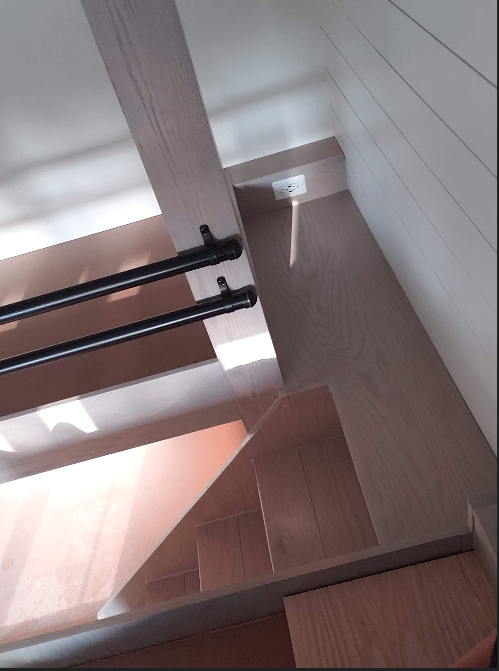 Integrated Residential Staircase and Solid Hardwood Joinery - High-Capacity Guest Suite