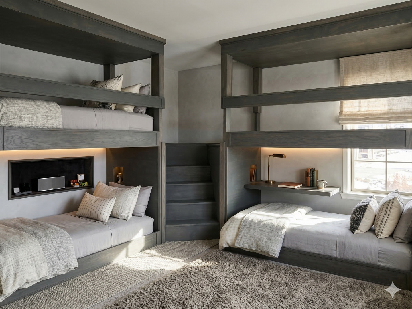 The Highlands Ranch: High-Capacity Guest Bunk Bed Suite