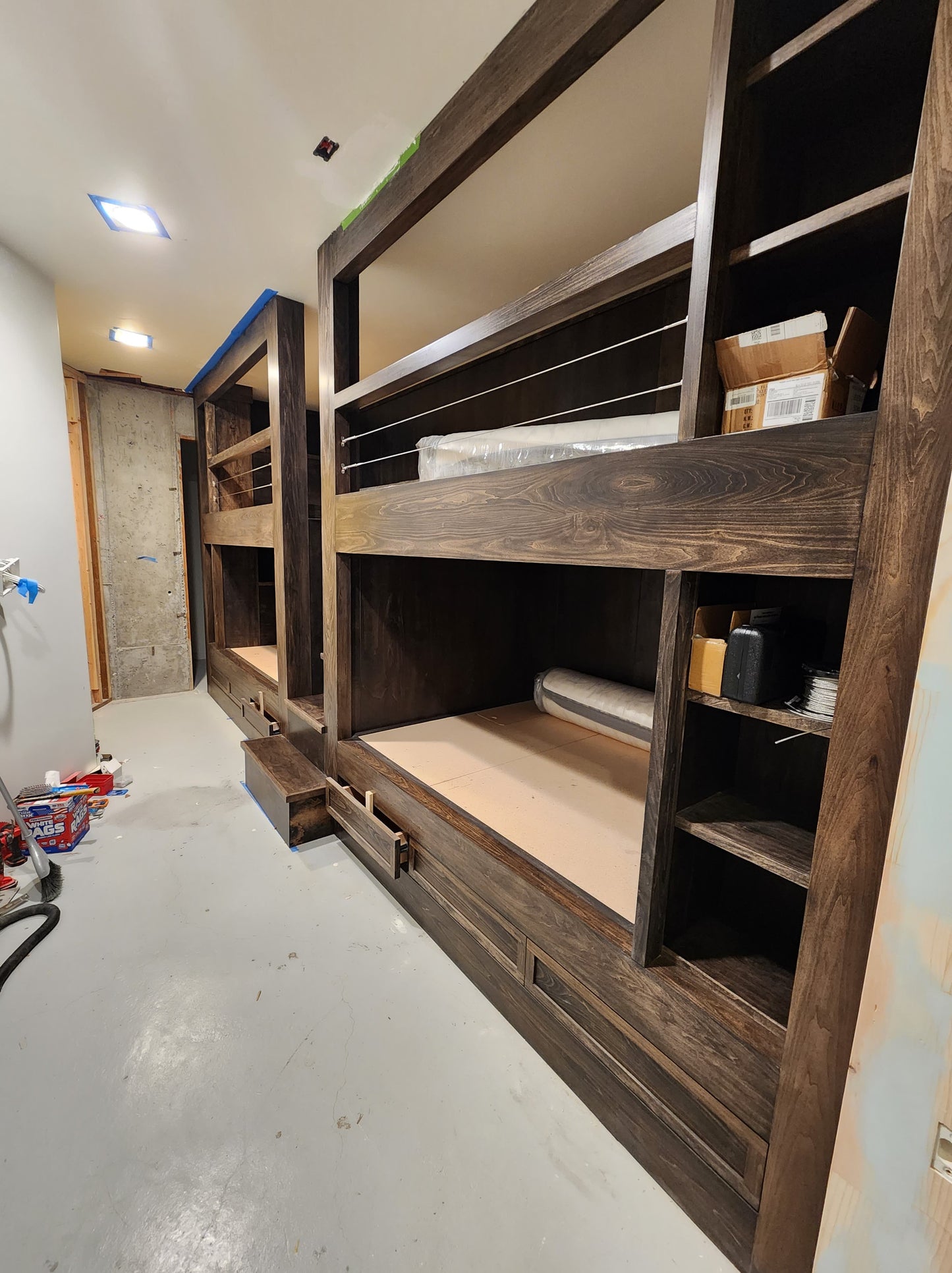 High-Capacity Custom Guest Suite with Solid Hardwood Construction - The Stockton Mill