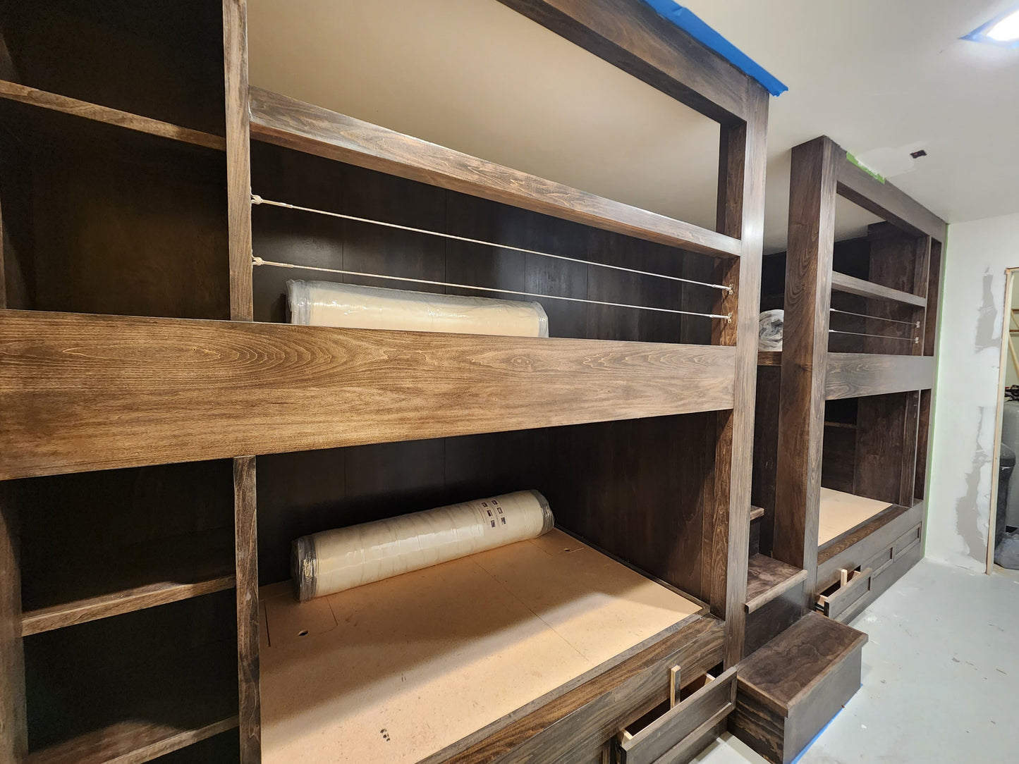 High-Capacity Custom Guest Suite with Solid Hardwood Construction - The Stockton Mill