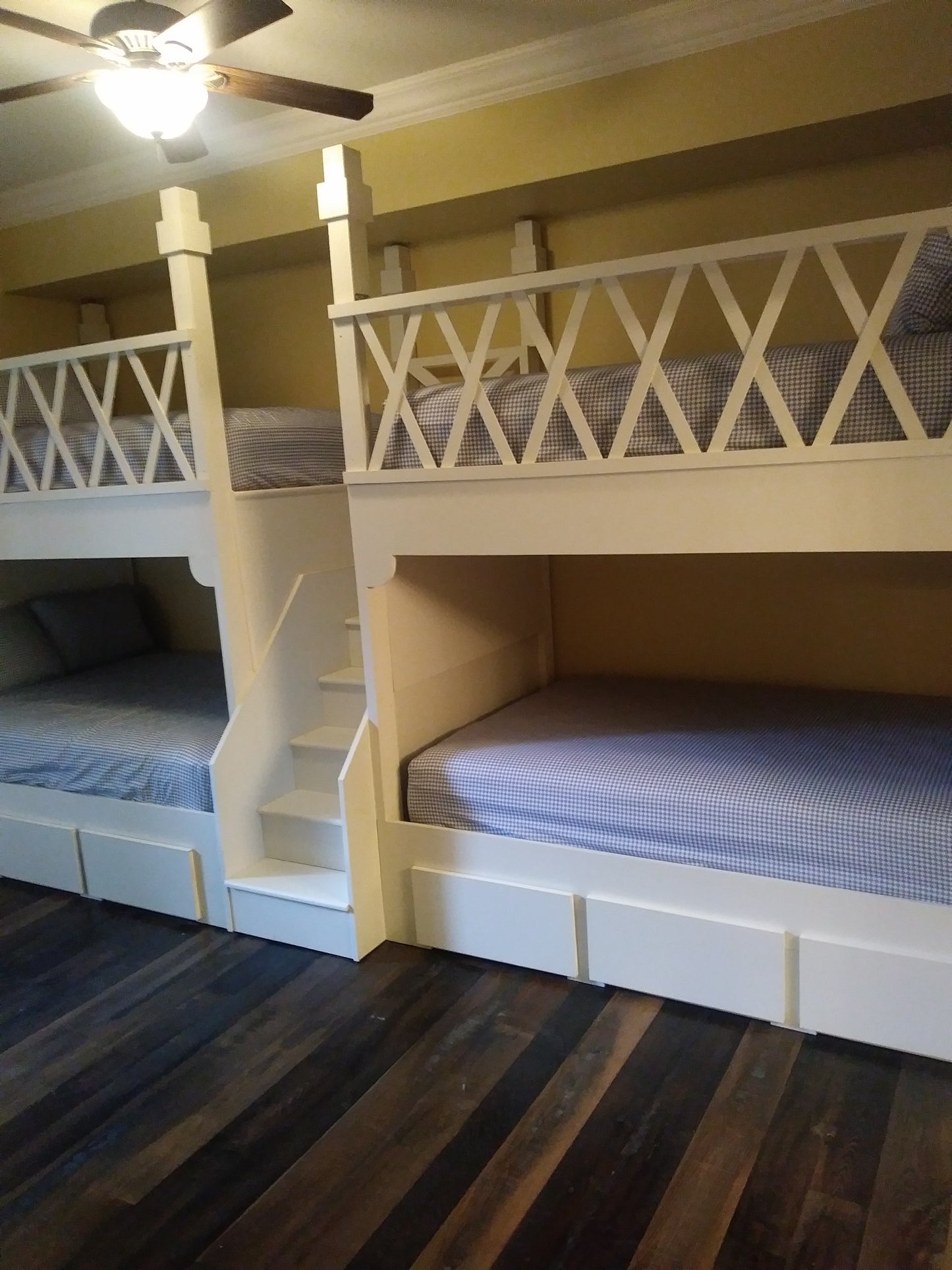 Residential Stairwell Access for High-Capacity Guest Suites - Precision-Built Furniture
