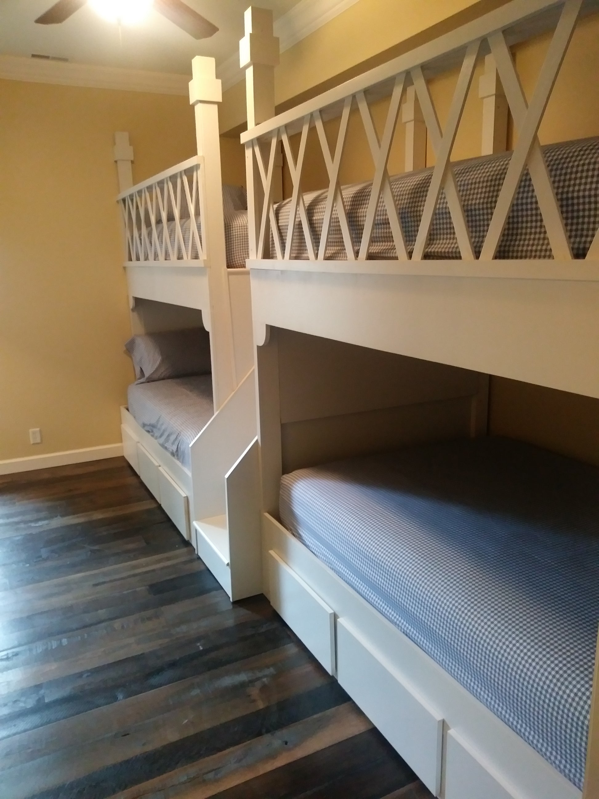 Residential Stairwell Access for High-Capacity Guest Suites - Precision-Built Furniture
