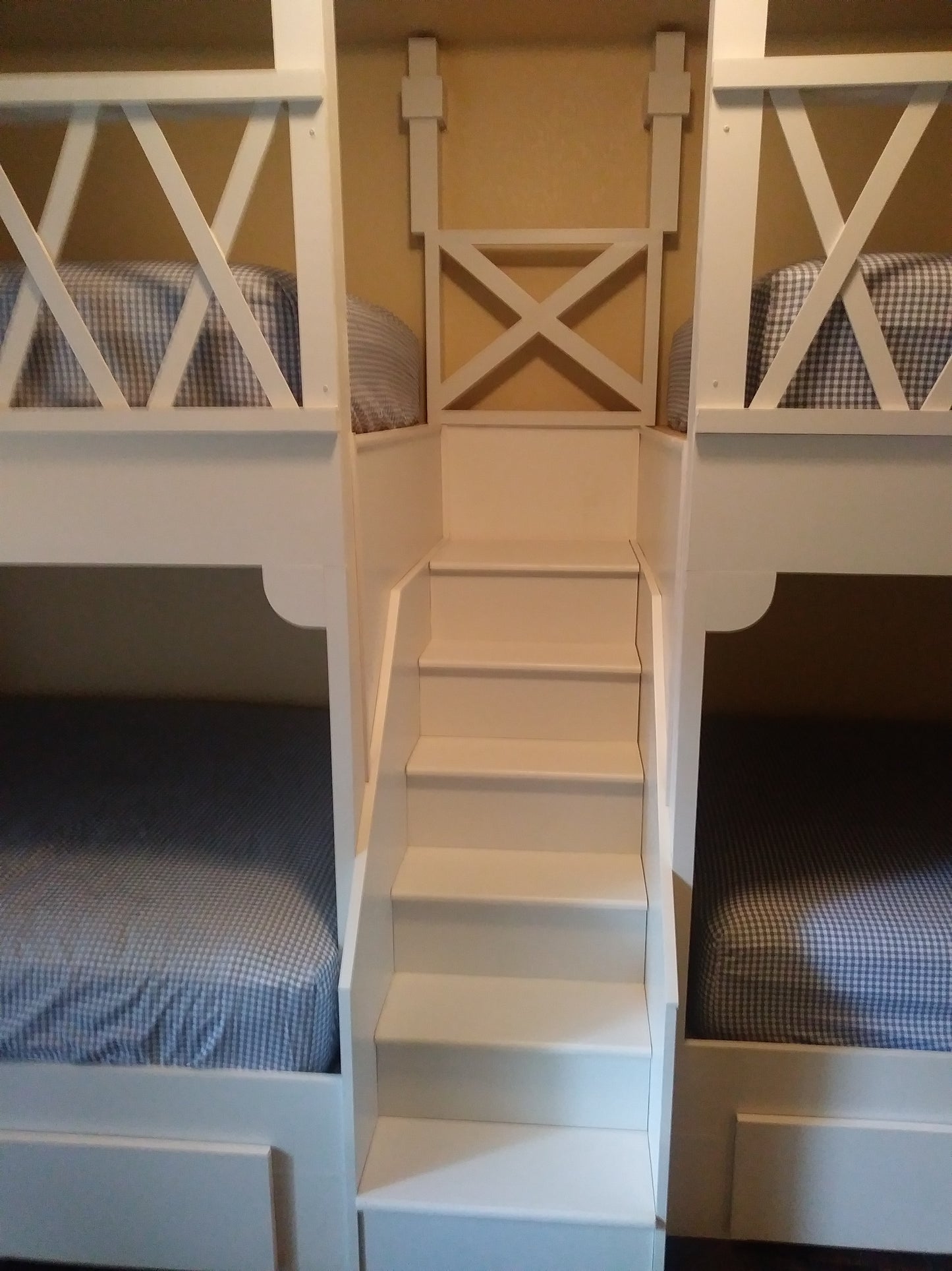 Residential Stairwell Access for High-Capacity Guest Suites - Precision-Built Furniture