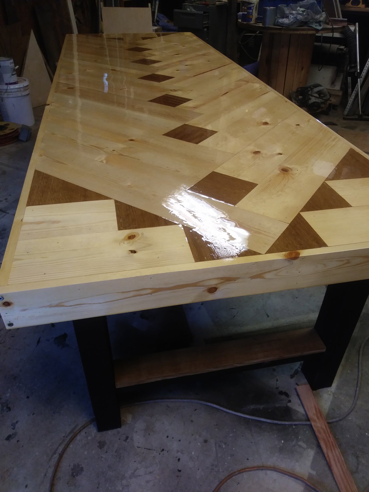 Chevron Table, Conference or Dining