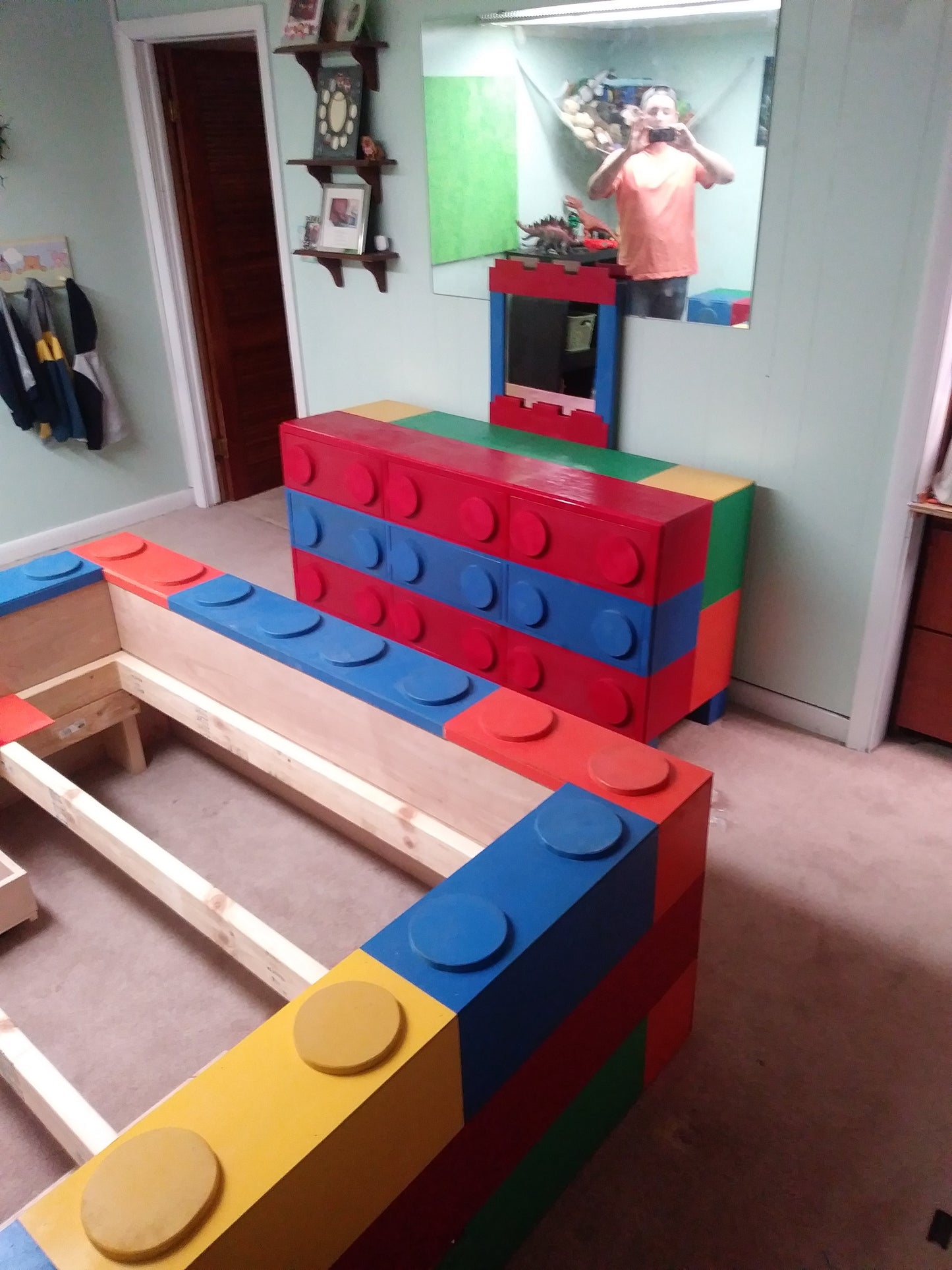 Kids block dresser