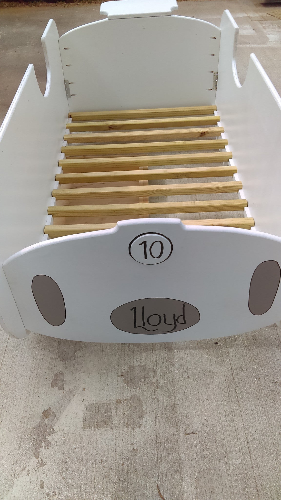 Kids bed, Toddler bed, Race car bed