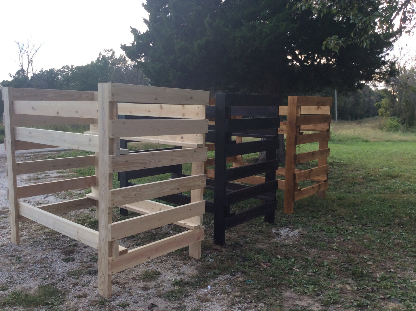 The Ozark Heritage: Handcrafted Solid Pine Twin Bunk Beds - High-Capacity 2x6 Construction - Custom Artisan Stained Finish