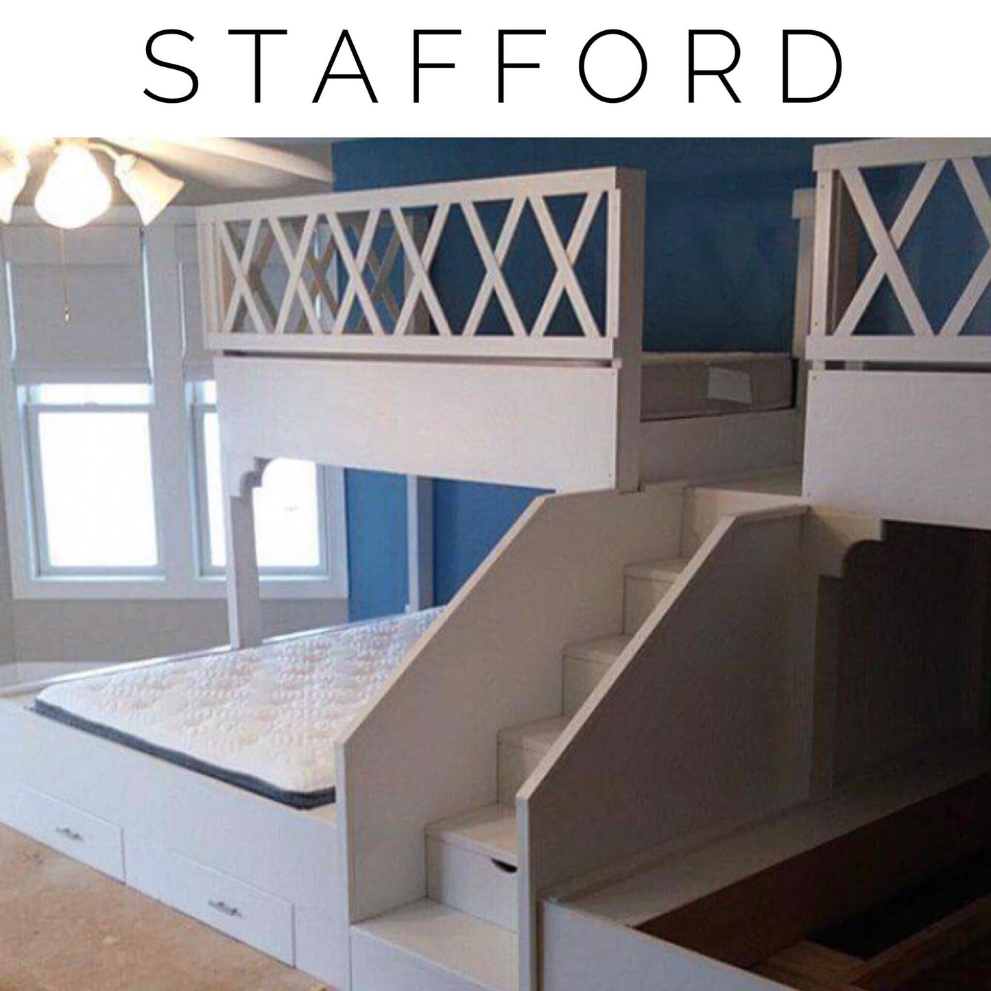 Integrated Storage Stairwell with Artisan Hardwood Joinery - The Stockton Mill